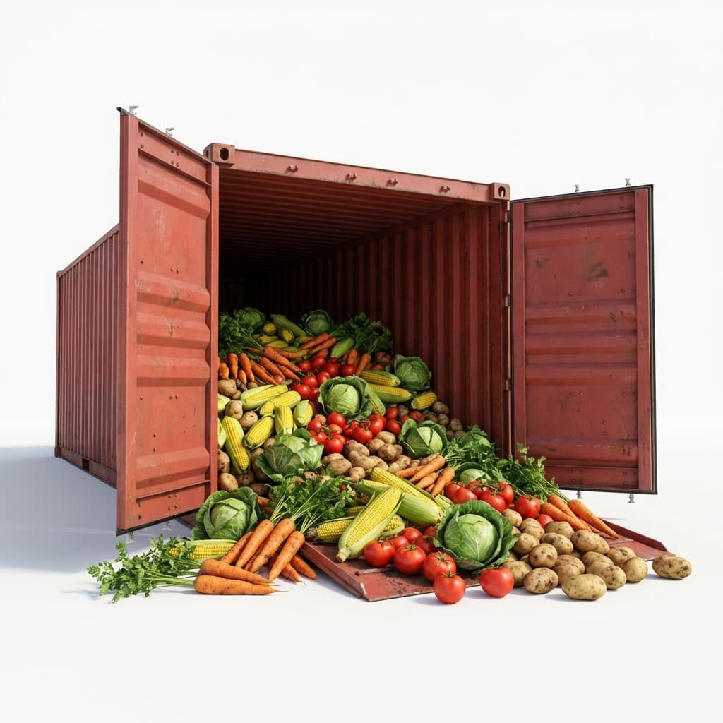 Fresh Vegetables Container